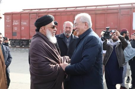 Today, Humanitarian aid assisted by Uzbekistan arrived at Mazar-e-Sharif through Hairatan port where it was delivered in a special event by Special Representative of President of Uzbekistan Mr.  Ismatilla Irgashev to IEA Deputy Foreign Minister Sher Mohammad Abbas Stanekzai