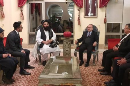 IEA Foreign Minister Mawlawi Amir Khan Muttaqi met in Antalya with Maarif Foundation President, Prof. Dr. Birol Akgün.