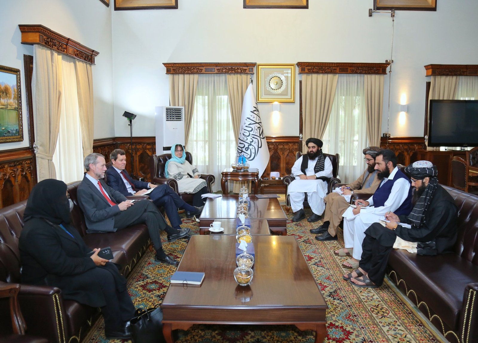 Today UNAMA head Deborah Lyons called on Afghan Foreign Minister Mawlawi Amir Khan Muttaqi