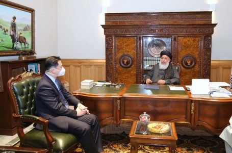 ‏آقای دینگ ینان، شارژدافیر سفارت چین مقیم کابل امروز با الحاج شیر محمد عباس استانکزی، معین سیاسی وزارت امور خارجه دیدار کرد.