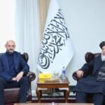 التقى الرئيس العامّ لمنظمة أطباء بلا حدود في أفغانستان السيد فيليبي ريبيرو بوكيل وزارة الخارجية الحاج شير محمد عباس ستانكزاي