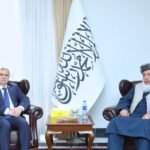 التقى إلهام محمدوف سفير آذربيجان لدى كابول بوكيل وزارة الخارجية الحاج شير محمد عباس ستانكزاي