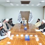 د بهرنیو چارو وزارت له سیاسي مرستيال سره  یو شمېر دیني علماوو وکتل