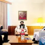 بهرنيو چارو وزير د ايران د بهرنيو چارو وزارت له استازي سره په مسکو کې وکتل